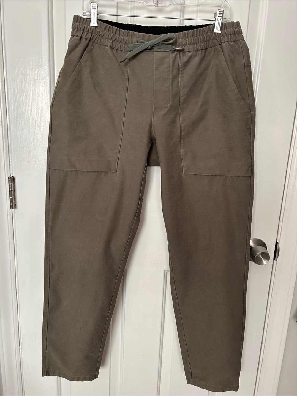 Lululemon Men's Olive Stretch Casual Pants Bowline Sz Large